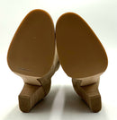 PAUL GREEN Sand Suede Stacked Heel Reya Boots 9.5