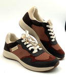 TAOS Brown Rust Cocoa Multi Detour Sneakers 7.5