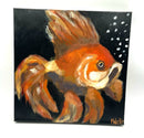 Original Acrylic on Canvas of Goldfish