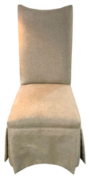 Pair of  Taupe Parsons Chairs-AS-IS