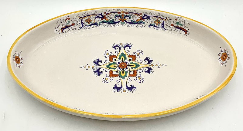 Deruta Italy Pottery Oval Casserole