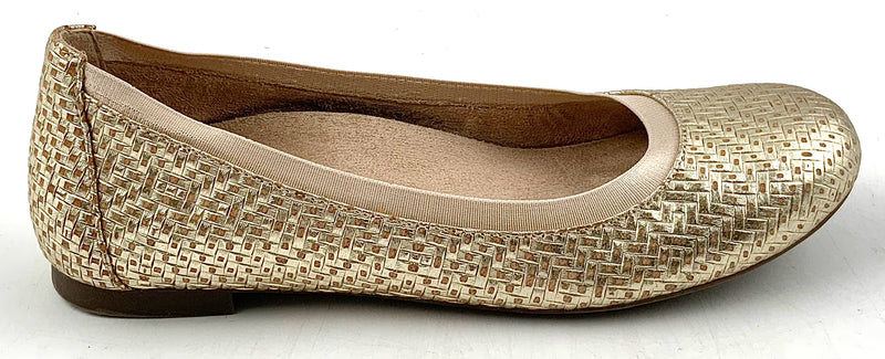 VIONIC Gold Lea Geo Anita Flats 7