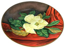 Painted Ceramic Magnolia Platter