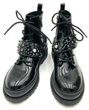 JESSICA SIMPSON Black Patent Studded "Einav"  Boot 6