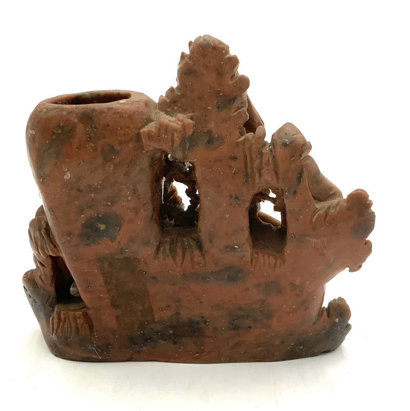Antique Chinese Soapstone Brush Pot