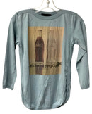 DOLCE & GABANNA Blue "It's The Real Thing" Coca Cola Top