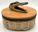 LONGABERGER Basket With Alligator Head