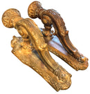 Pair of Large Plaster Candle Sconces