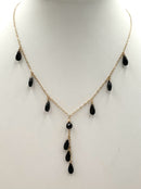 14kt Gold & Onyx Necklace
