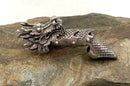 Sterling Articulated Dragon Knuckle Ring