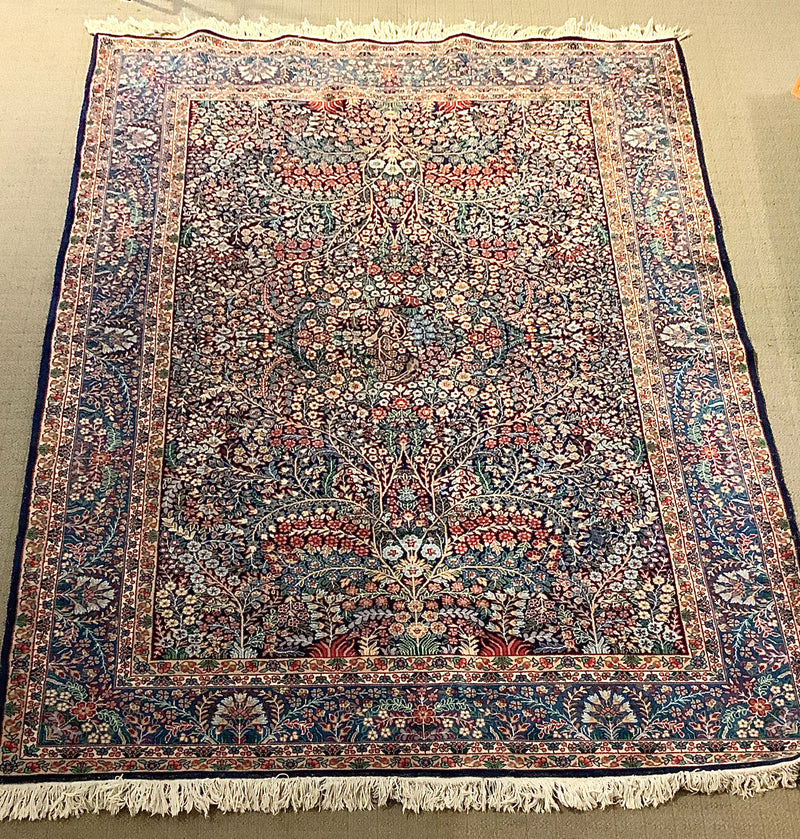 Handmade Tree of Life Wool Area Rug 6'x9'