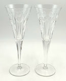 Pair of Waterford Love Champagne Flutes