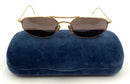 GUCCI Vintage Goldtone Frame Oval Lens Sunglasses Style No: GG 1288/S