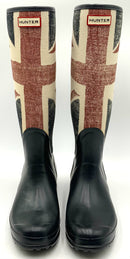 HUNTER British Flag Union Jack Rain Boots 10