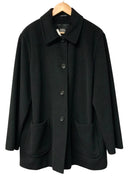 CINZIA ROCCA Black Wool Blend L/S B/D Coat