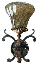 Fine Art Electric Sconce with Glass Shade