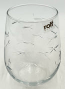 Set/6 Rolf Glass Stemless Wine Glasses