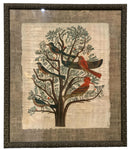 Vintage Egyptian Framed Papyrus