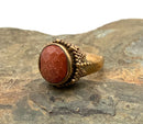 Stephen Dweck Bronze & Sunstone Ring