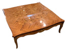 Lacquered Marquetry Inlay Coffee Table