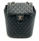 CHANEL Black Quilted Leather Urban Spirit Backpack