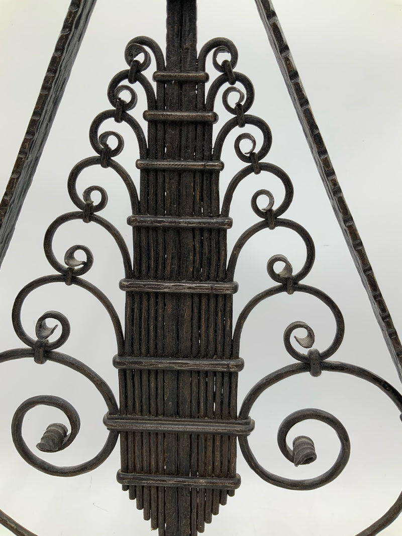 Vintage Handmade Iron Candleholder