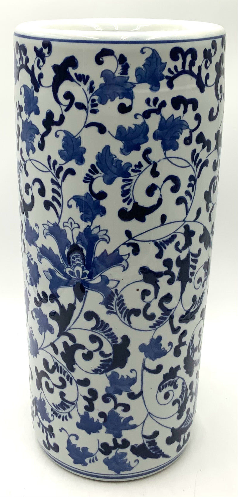 Blue & White Ceramic Umbrella Stand