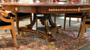 70" Round Neoclassic Style Dining Table with Inlay