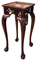 Carved Rosewood Plant Stand