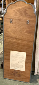 Pair of Carvers' Guild Birth of Venus Leaded Glass Mirrors