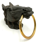 Metal Horse Head Towel Ring