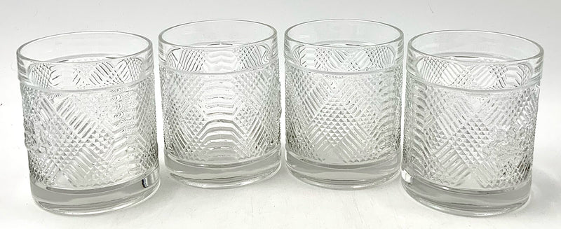 Set/4 Ralph Lauren Crystal Old Fashioneds
