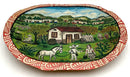 Handpainted Mexican Dough Bowl
