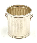 Vintage Frank Smith Sterling Trash Can Shot Glass