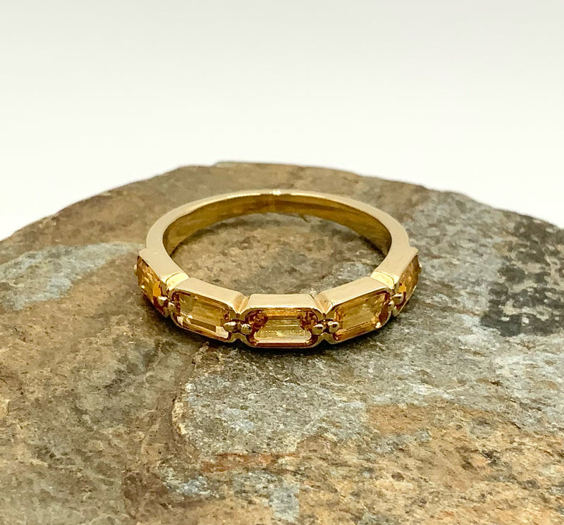 SHANE CO. 14kt Gold & Citrine Ring