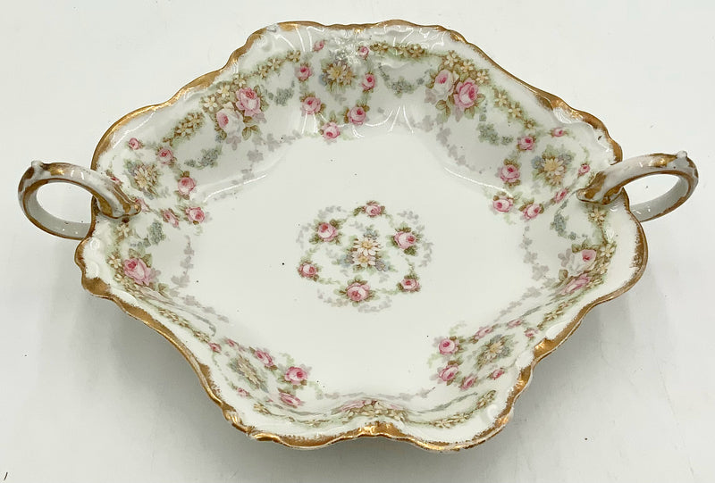 Limoges Two Handled Porcelain Bowl