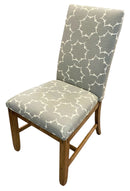 Set/4 Upholstered Parsons Chairs