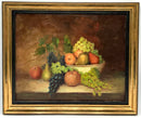 Vintage Oil on Board of Fruit Still Life