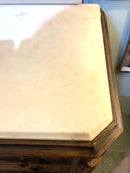 Antique Victorian Walnut Chest with Marble Top