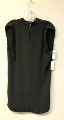 BABATON Black Drape Neck S/L "Amuse" Dress
