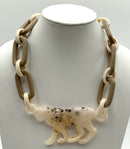 Diana Broussard Gold Plated & Plexiglass/Resin Pantera Necklace