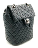 CHANEL Black Quilted Leather Urban Spirit Backpack