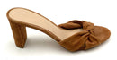 VERONICA BEARD Tan Suede Knot H/H Sandals 8M