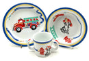Tiffany & Co. Fire Station 3pc Feeding Set