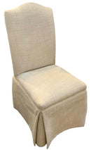 Pair of Slipcovered Parsons Chairs