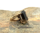 10kt Gold & Smoky Topaz Ring