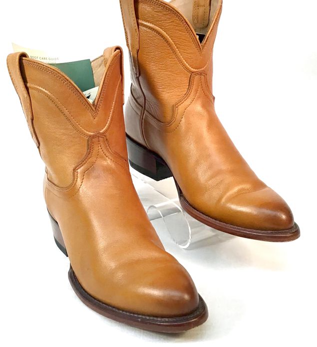 TECOVAS Desert Calf Leather The Penny Western Boots 7.5