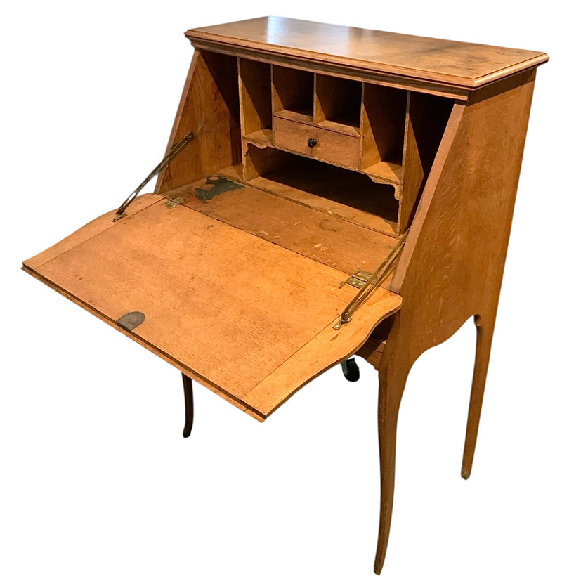 Antique Carved Wood Desk
