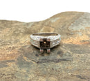 18kt Gold & Diamond Semi-Mount Ring