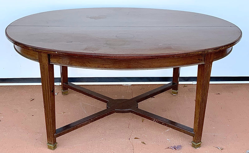 Antique Federalist Dining Table with 3 Leaves